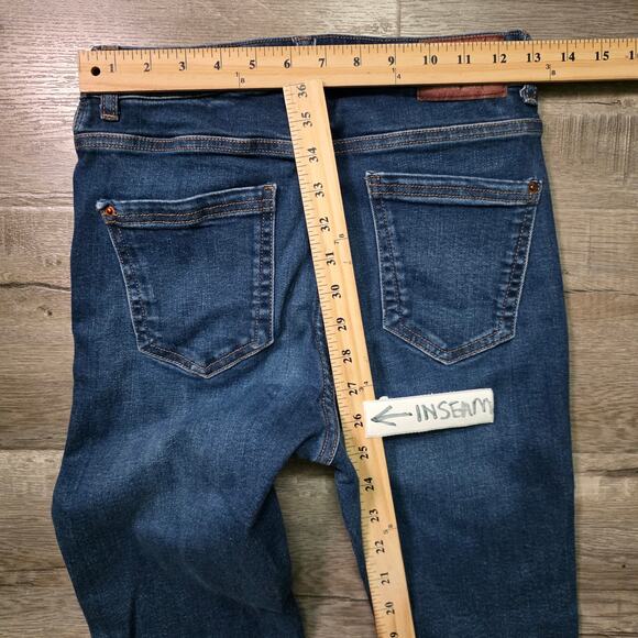 Zara Basic Denim Jeans Women’s size 8 Blue - Picture 5 of 9